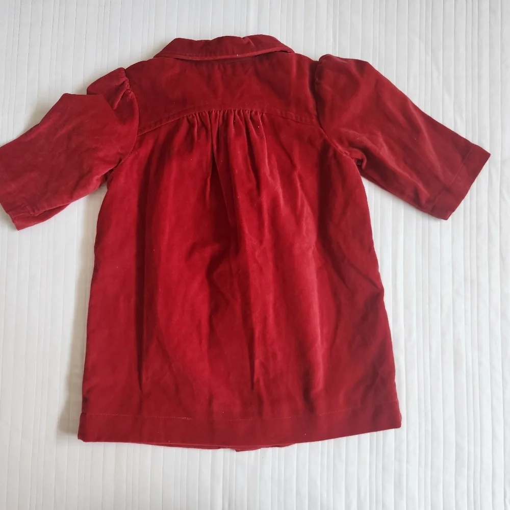 Carter's Red Polka Dot Lining Baby Jacket Coat 6 Months
